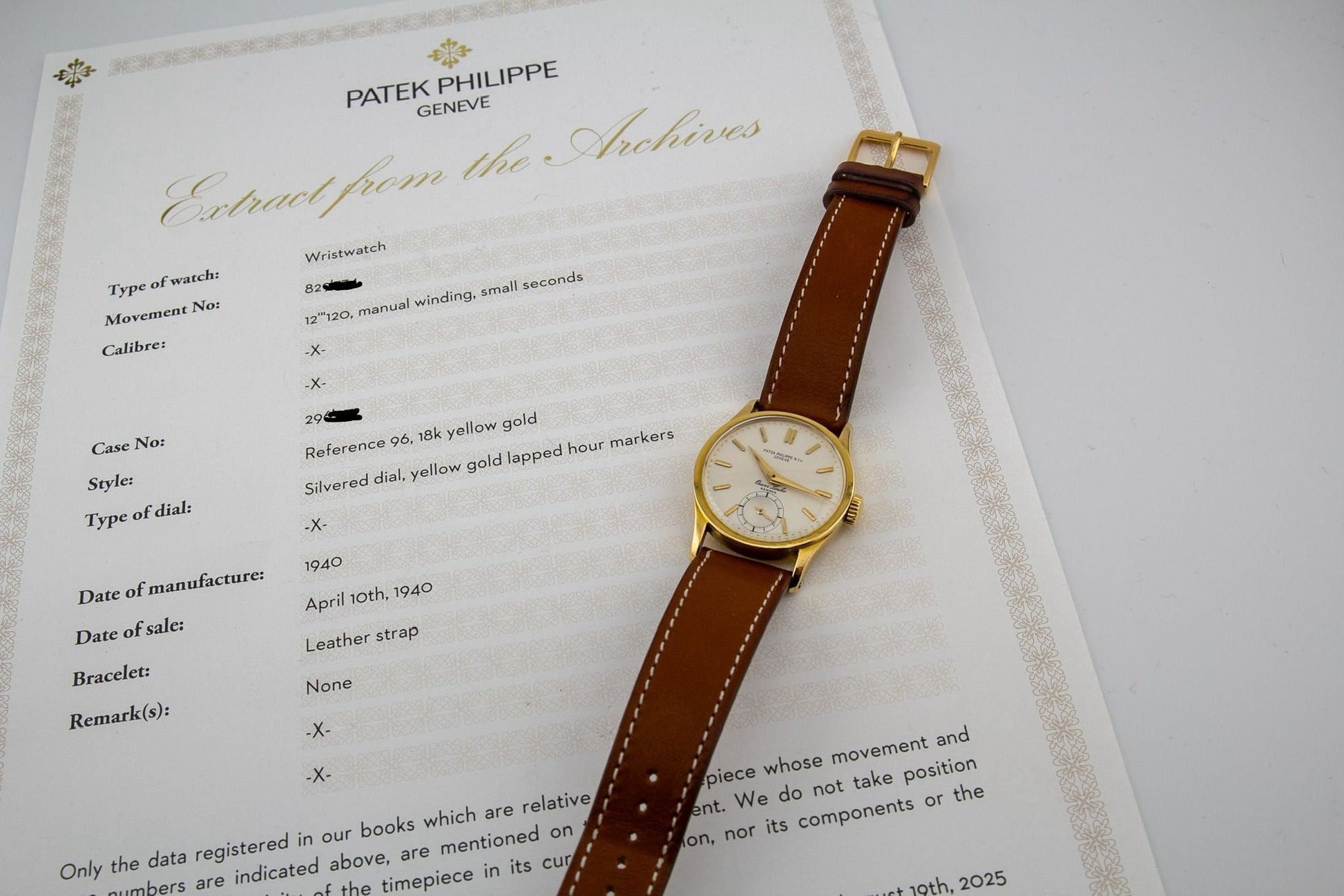 Patek Philippe Calatrava Ref. 96